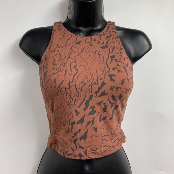 Lululemon Women's Align High-Neck Tank Top in Camo Contour SIze 2 - Picture 2 of 14